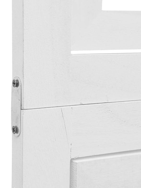 vidaXL Dekorativer Raumteiler Hölzernes mit 3 Paneelen 105x220cm