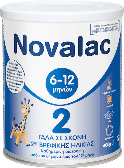 Novalac Milk Powder 2 for 6m++ Months 400gr