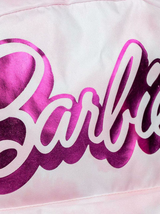 Barbie Σχολική Τσάντα Πλάτης Δημοτικού Ροζ με Θήκη για Παγούρι