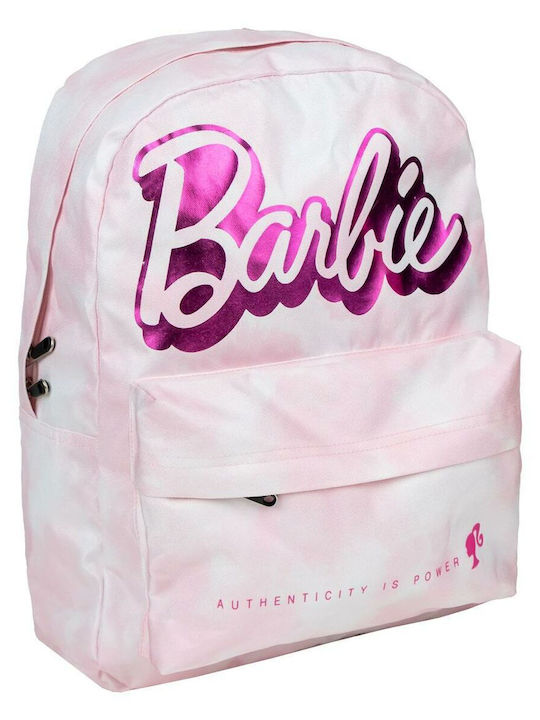 Barbie Σχολική Τσάντα Πλάτης Δημοτικού Ροζ με Θήκη για Παγούρι