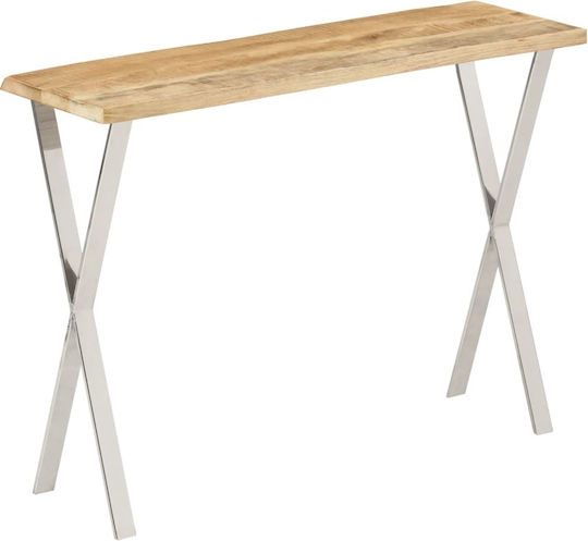 Solid Wood Console Table Coffee L105xW33xH76cm