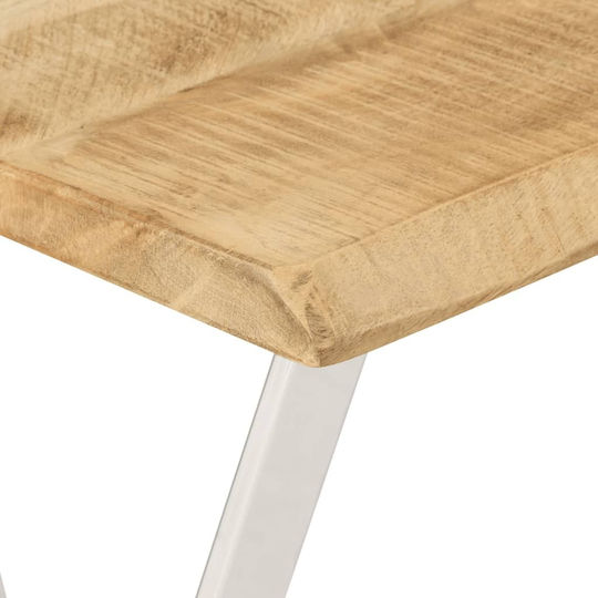 Solid Wood Console Table Coffee L105xW33xH76cm