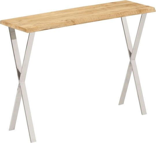 Solid Wood Console Table Coffee L105xW33xH76cm