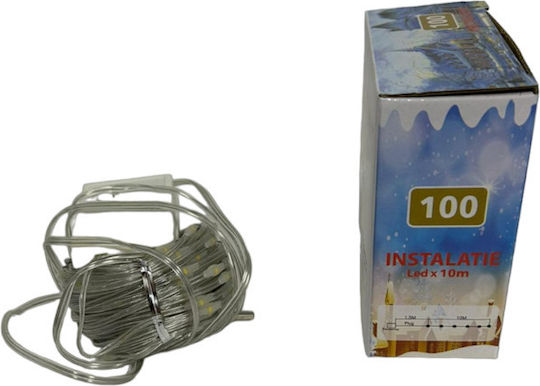 100 Λαμπάκια LED 10μ. Μπλε σε Σειρά