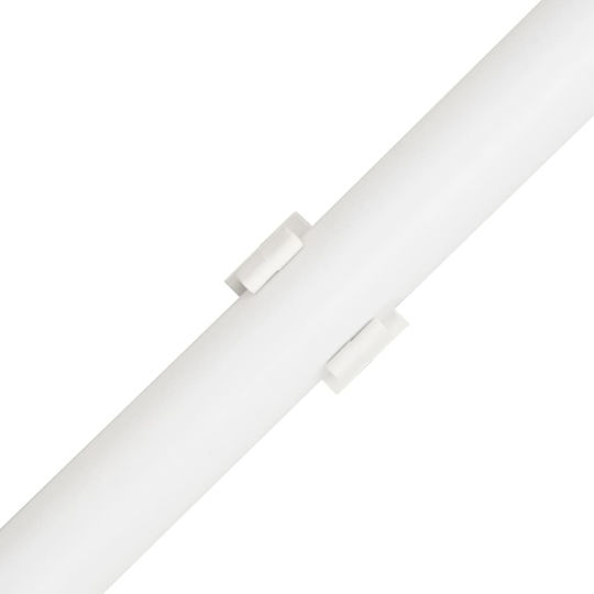 Vidaxl Canal pentru cabluri cu clips Ø25 mm 10 m PVC