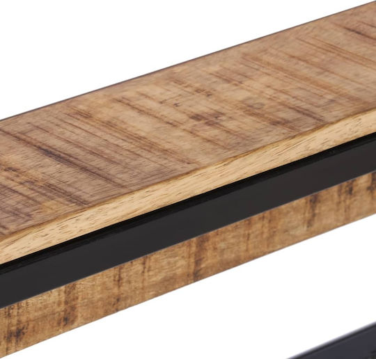 vidaXL Wandhalterung Hölzernes 5 Haken Rosa 87x27x10cm