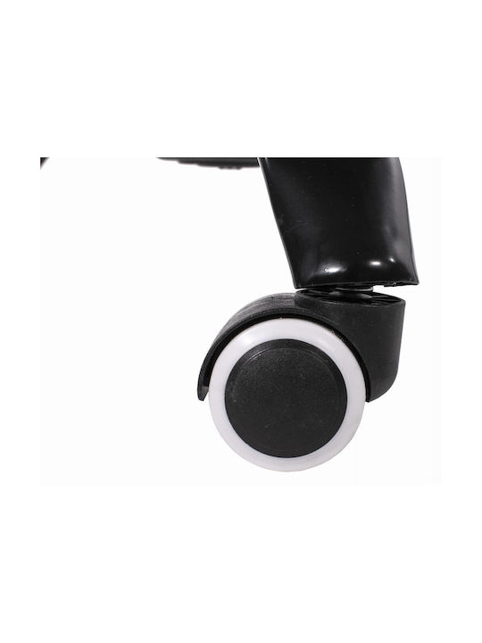 Rotating Chair Visitor in Black Color 47.5x55.5x84.5cm 1pcs