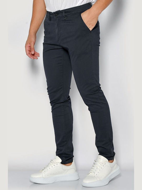 Camaro Men's Trousers in Slim Fit Blue