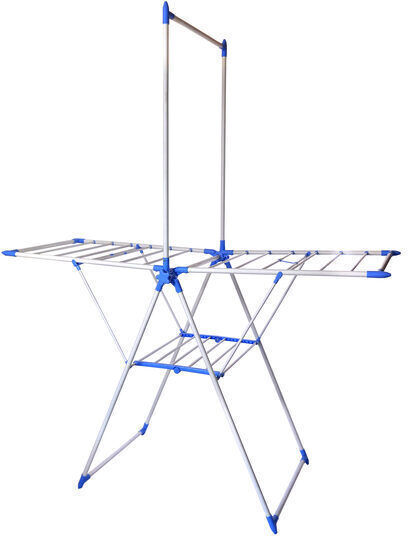 Strend Pro Folding Floor Clothes Drying Rack with Hanging Length 11m