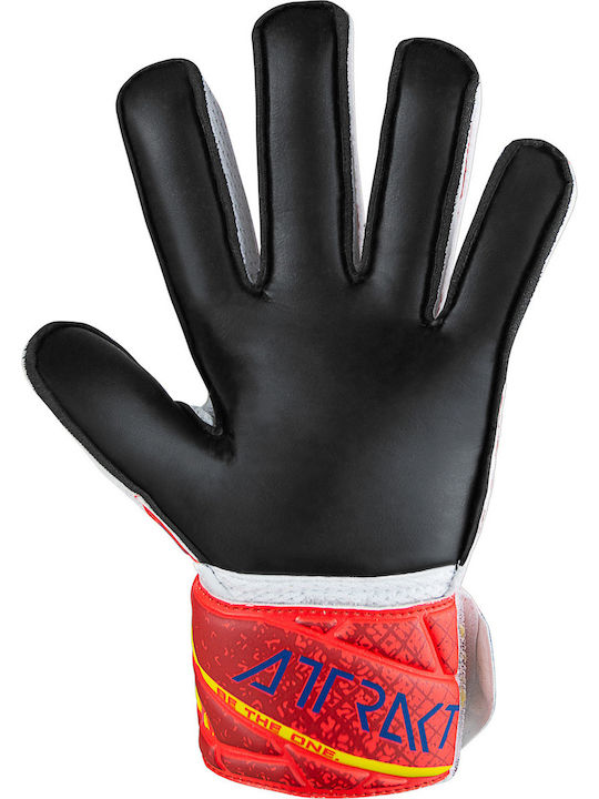 Reusch Reusch Attrakt Solid Jnr Kids Goalkeeper Gloves Silver