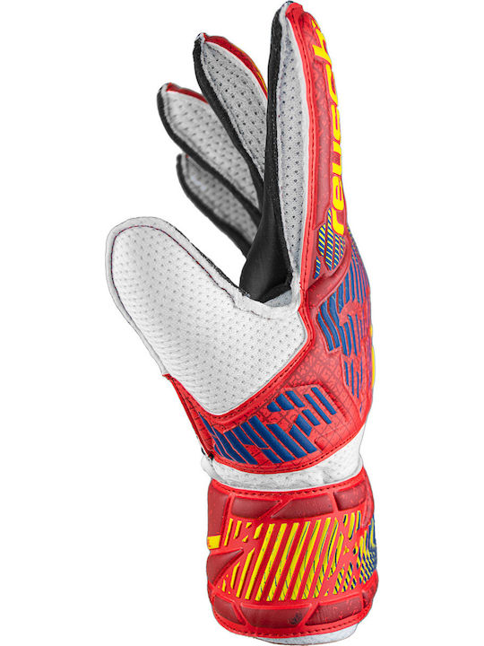 Reusch Reusch Attrakt Solid Jnr Kids Goalkeeper Gloves Silver