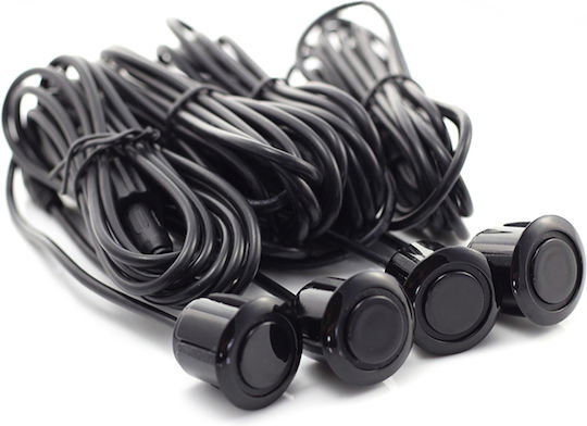 CarGuard Sistem de Parcare Auto și 4 Senzori 23.8mm în Culoare Negru