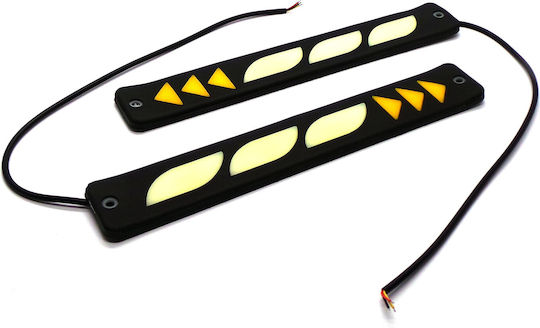 Rechteck Wasserdichte Tagfahrleuchten Auto LED 20W 2Stück