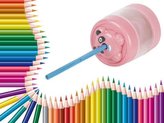 Plastic Ascuțitoare Roz 1buc
