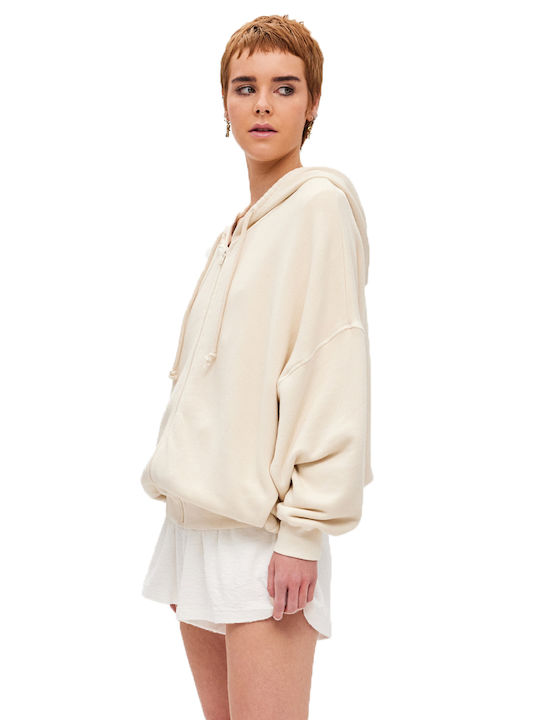 Dirty Laundry Women's Hooded Cardigan Beige