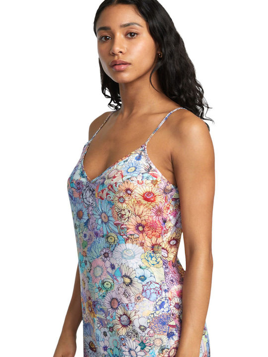 Summer Mini Dress with Tearing Floral