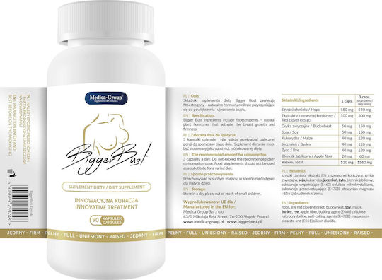 Medica Group Bigger Bust Supliment Alimentar Special 90 Capsule