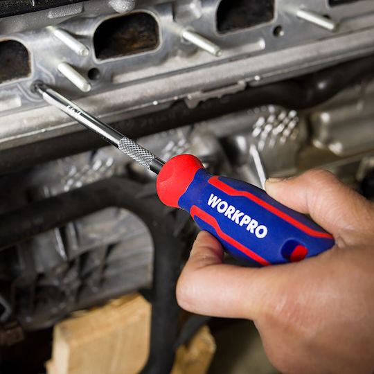 WorkPro Σετ 2 Μαγνητικά Κατσαβίδια