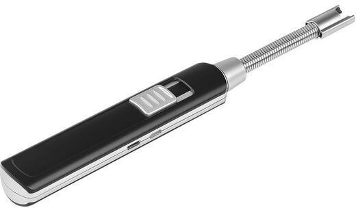 Strend Pro Brichetă Electric Rezistent la vânt cu Flacără de Tip Plasma în culoarea Negru