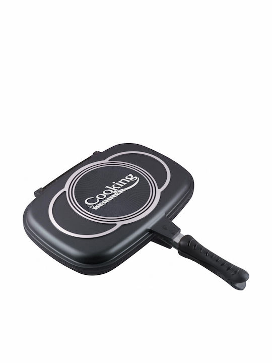 Heinner Dark Line Classic Double Grill made of Aluminum with Non-Stick Coating