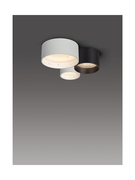 VK Lighting Outdoor Ceiling Light with Integrated LED in White Color 75169-060721