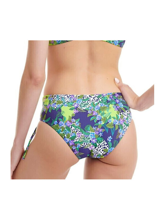 Set Bikini Floral Λαχανί