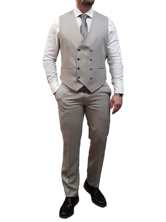 19V69 Versace - 07.29.Angelo Mod.2 - Grey - Suit - gray melange