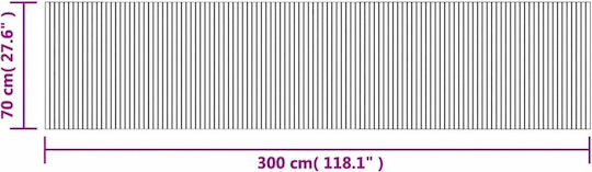 vidaXL Rutschfest Teppich Rechteckig Synthetisch,Polyester/Cotton/Leather Brown