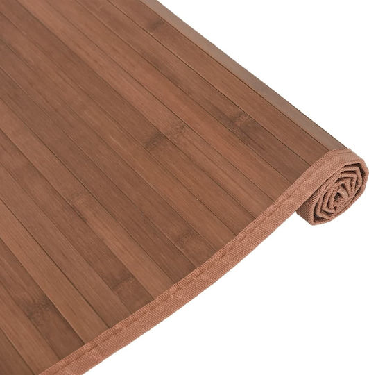 vidaXL Anti-slip Rug Rectangular Brown