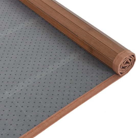 vidaXL Anti-slip Rug Rectangular Brown