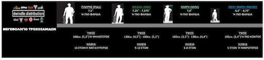 Enjoi Half and Half FP 8" Complete Shortboard Πράσινο