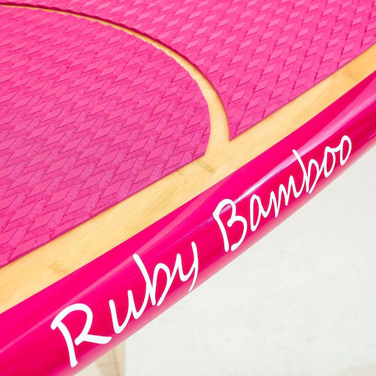 SCK BAMBOO Ruby 10'6'' Bamboo Σανίδα SUP με Μήκος 3.2m Ροζ