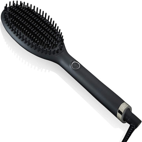 GHD Glide Ceramic Electric Brush with Air for Straightening Black