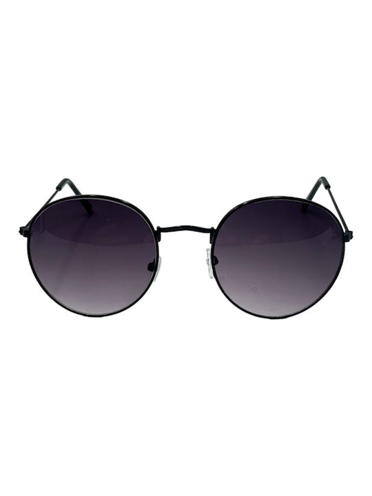 V-store Sunglasses with Black Metal Frame and Black Gradient Lens 10068-02