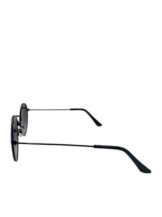 V-store Unisex Sunglasses with Black Metal Frame and Black Gradient Lens 10068-02