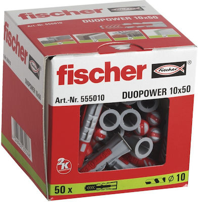 Fischer Duopower Schraubanker Kunststoff 10x50mm