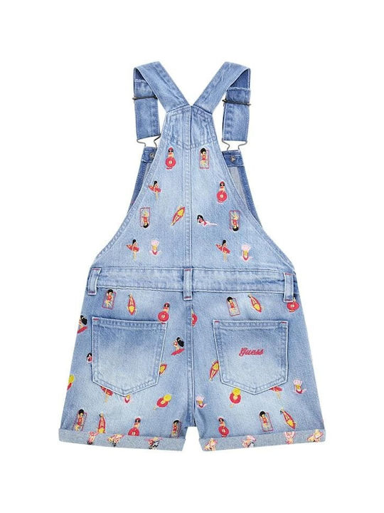 Guess Kids Fabric Overall Blue