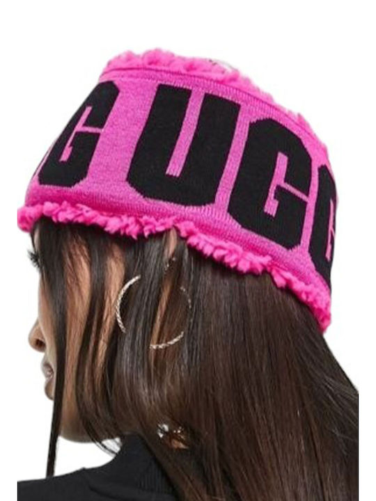 Ugg Australia Headband Knitted in Fuchsia color