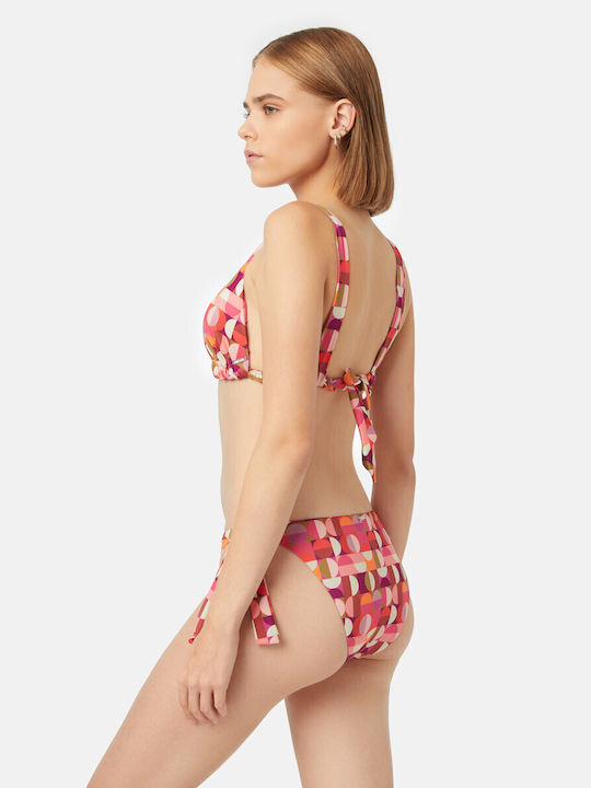 Minerva Bikini Slip mit Schnürchen Multi