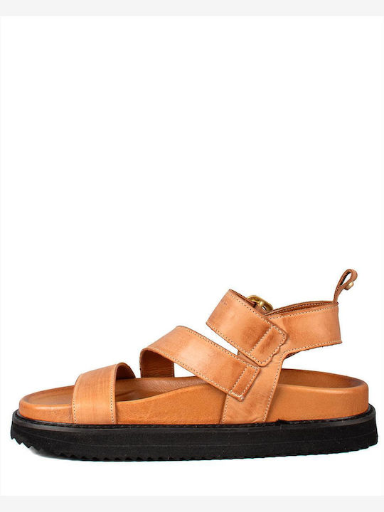 Sandale casual damă Flatforme în Culoare Maro