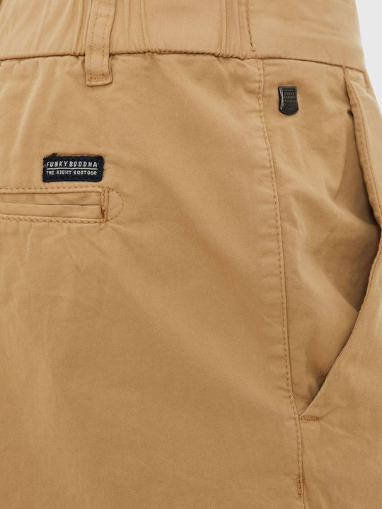 Παντελόνι Chino σε Tapered Γραμμή Μπεζ