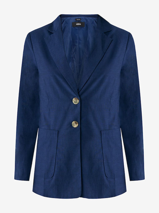 Mexx Γυναικείο Σακάκι Navyblue