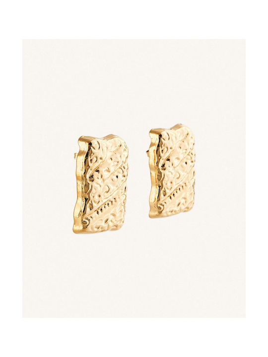 StanStefan Earrings made of Steel Gold Plated