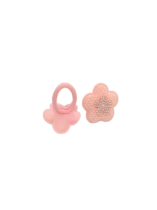 Little Flowers Kids Hair Ties Set 2pcs 6688021134472