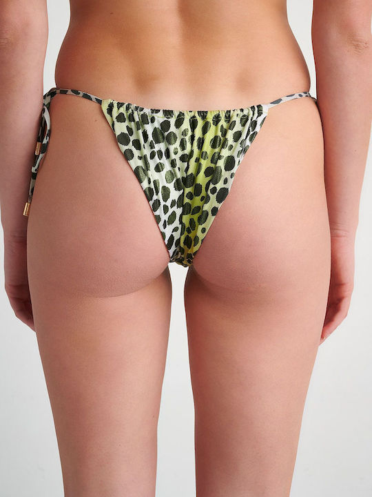 SugarFree Bikini Brasilien mit Schnürchen Grün