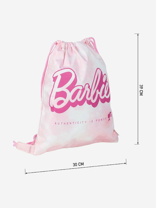 Barbie Pocket School Kids Bag Pink 39cmx30cmcm