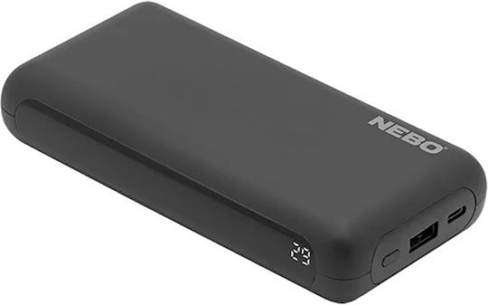 Nebo Външна Батерия 20000mAh с USB-A Изходен Порт и USB-C Изходен Порт Power Delivery Черна