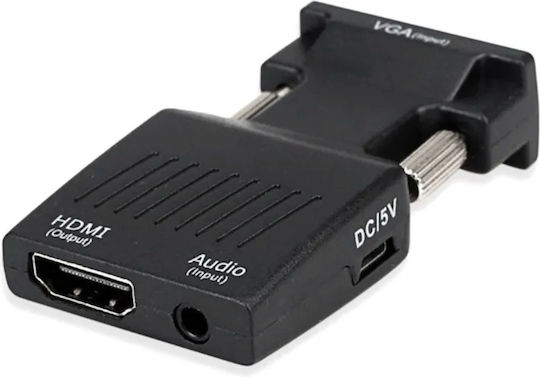 Convertor VGA HDMI 3.5mm Masculin În VGA HDMI 3.5mm Feminin 1 Bucată ZE1HD33QWS8