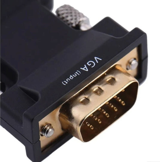 Convertor VGA HDMI 3.5mm Masculin În VGA HDMI 3.5mm Feminin 1 Bucată ZE1HD33QWS8