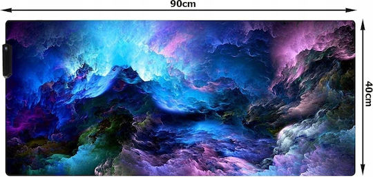 ZK16263QWS8 Gaming Mouse Pad XXL (800mm) με Στήριξη Καρπού και RGB Φωτισμό